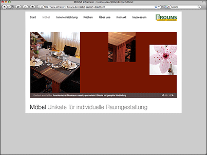 brouns möbel detail